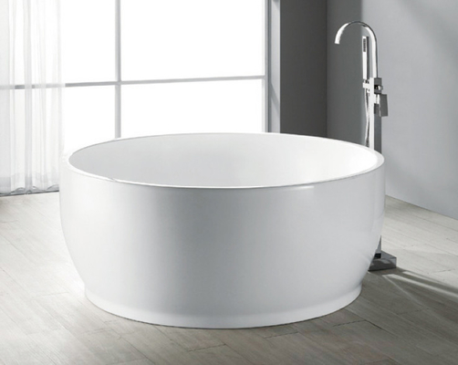 Smooth Round Free Standing Wanny do małych przestrzeni Trwałe Classic